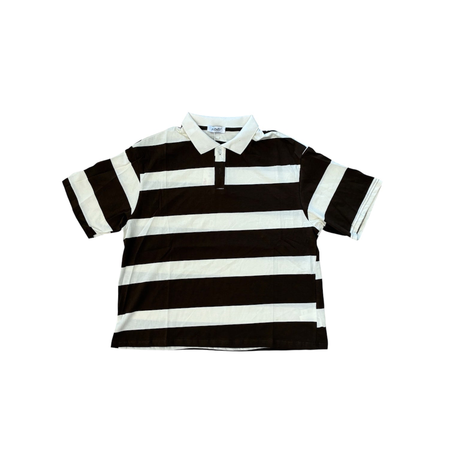 Polo boxy marrone