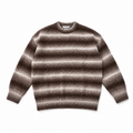 Maglione boxy sfumato vinaccio