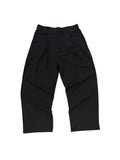 pantalone con pants nero con righe