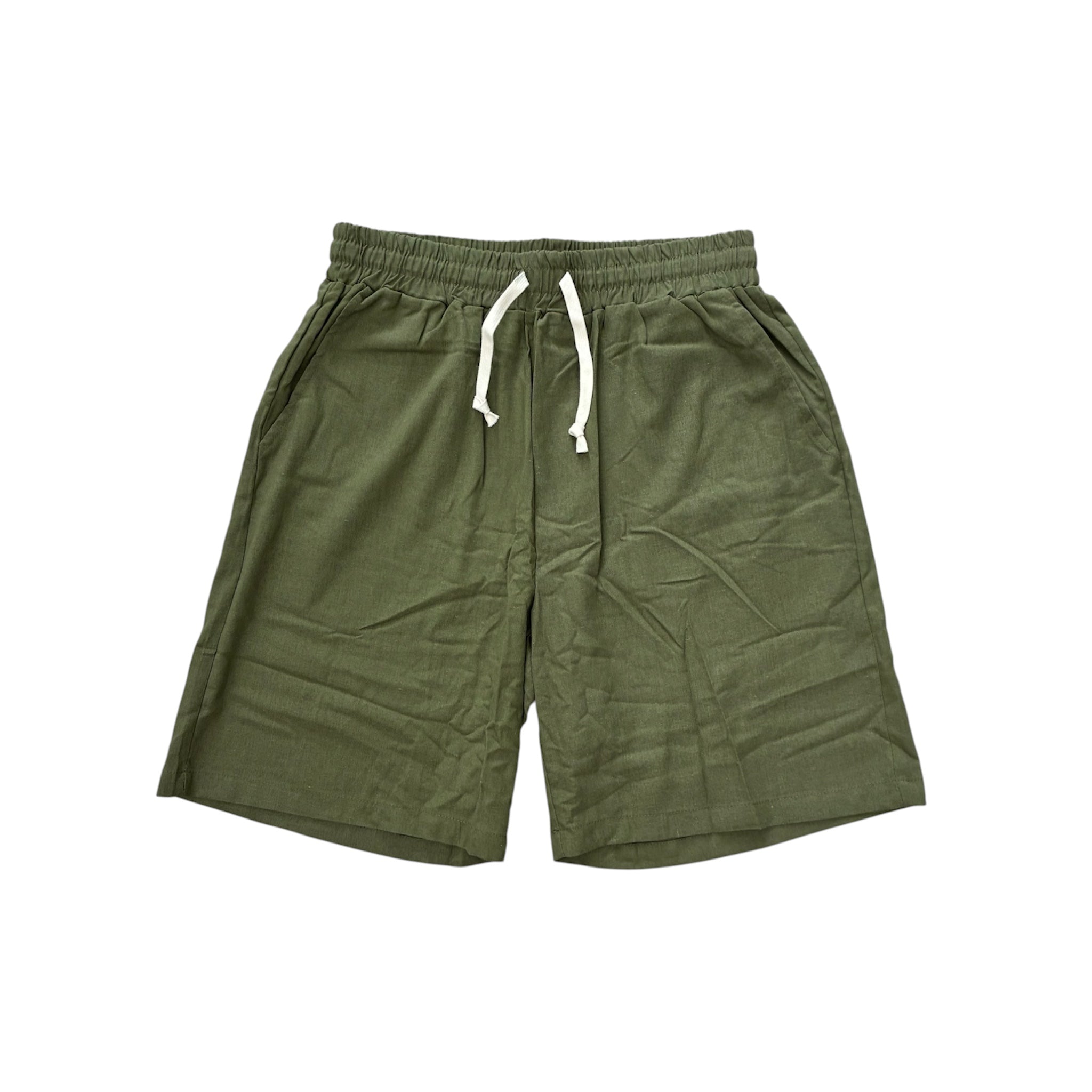 Pantaloncino in lino regular fit