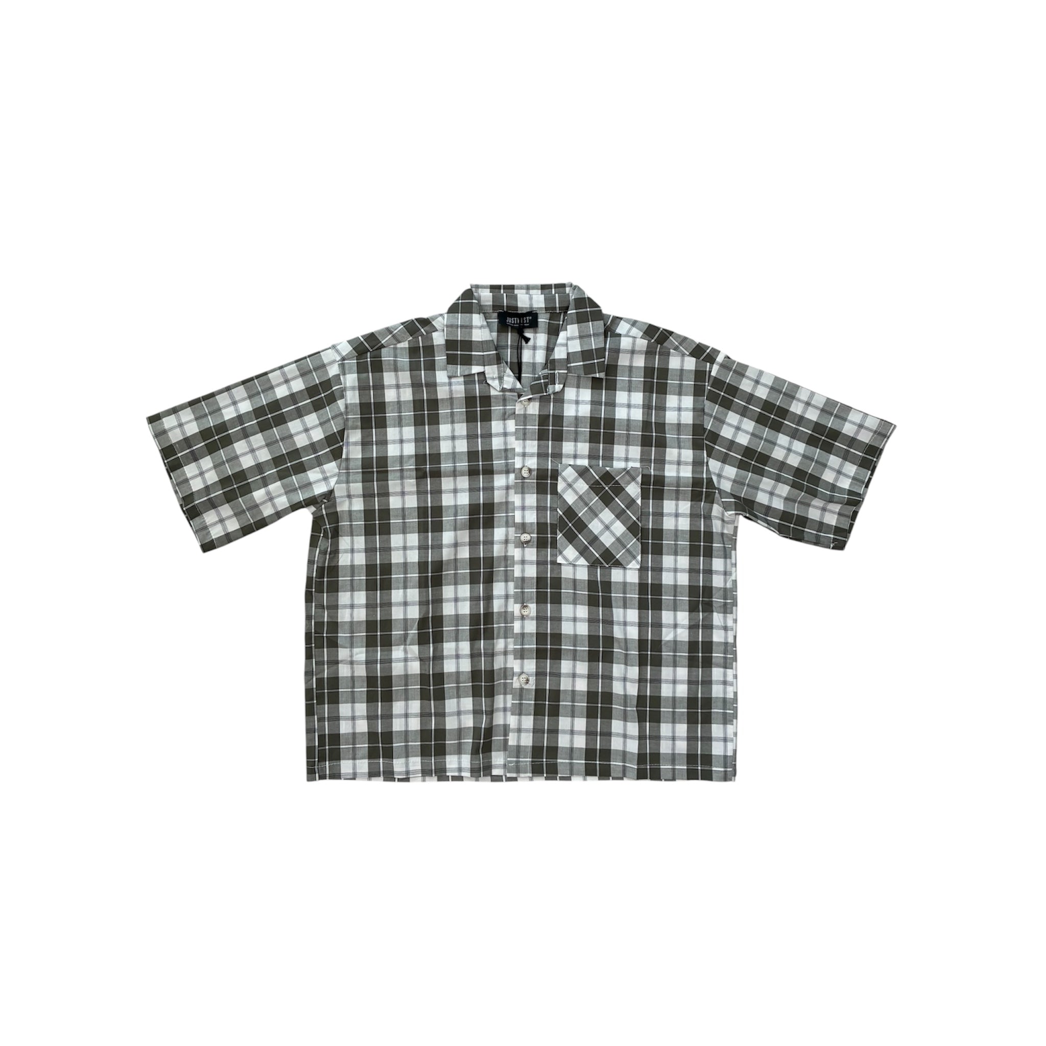 Camicia boxy fit a scacchi