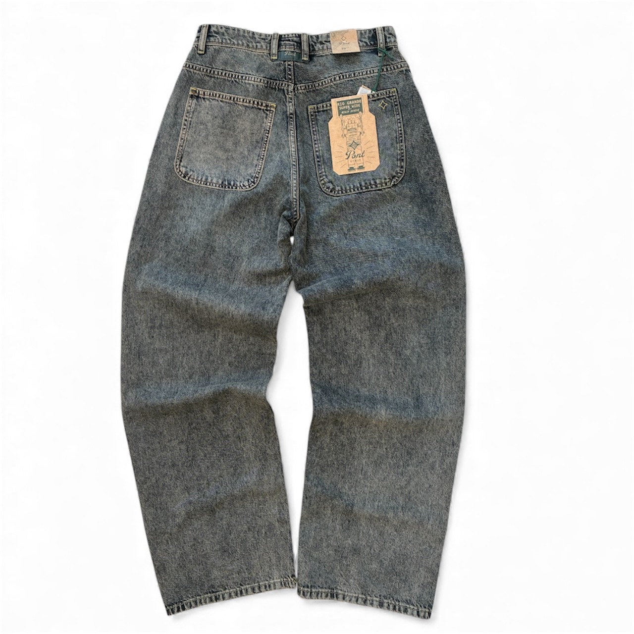 Jeans dirty grey pont