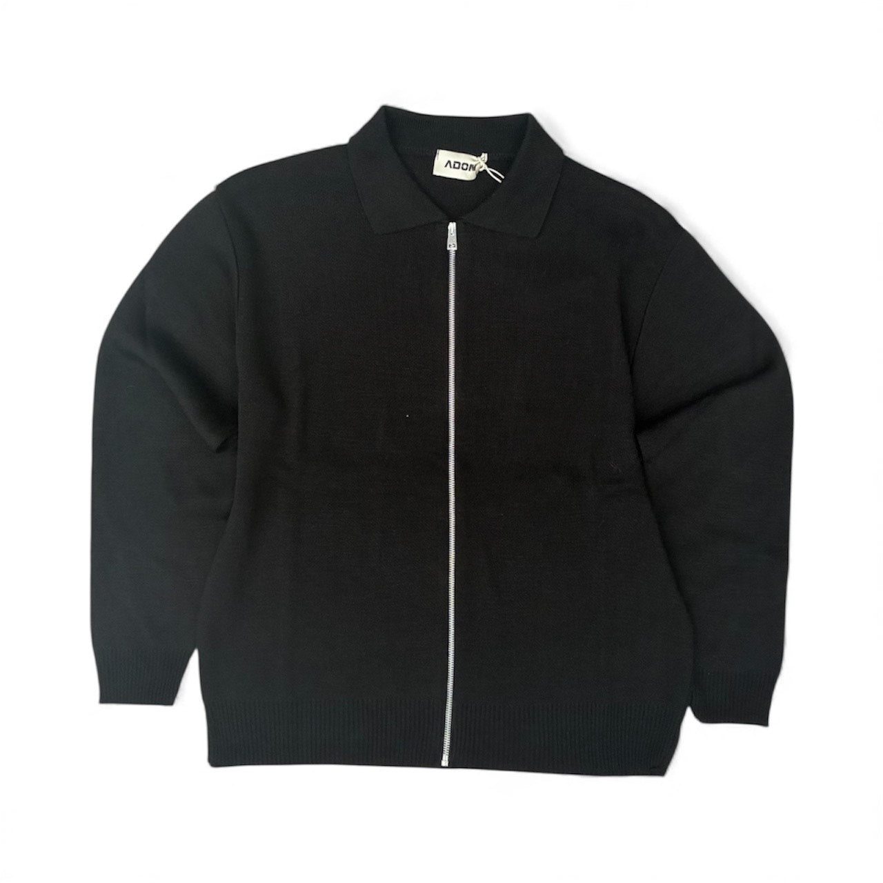 Maglione con zip nero