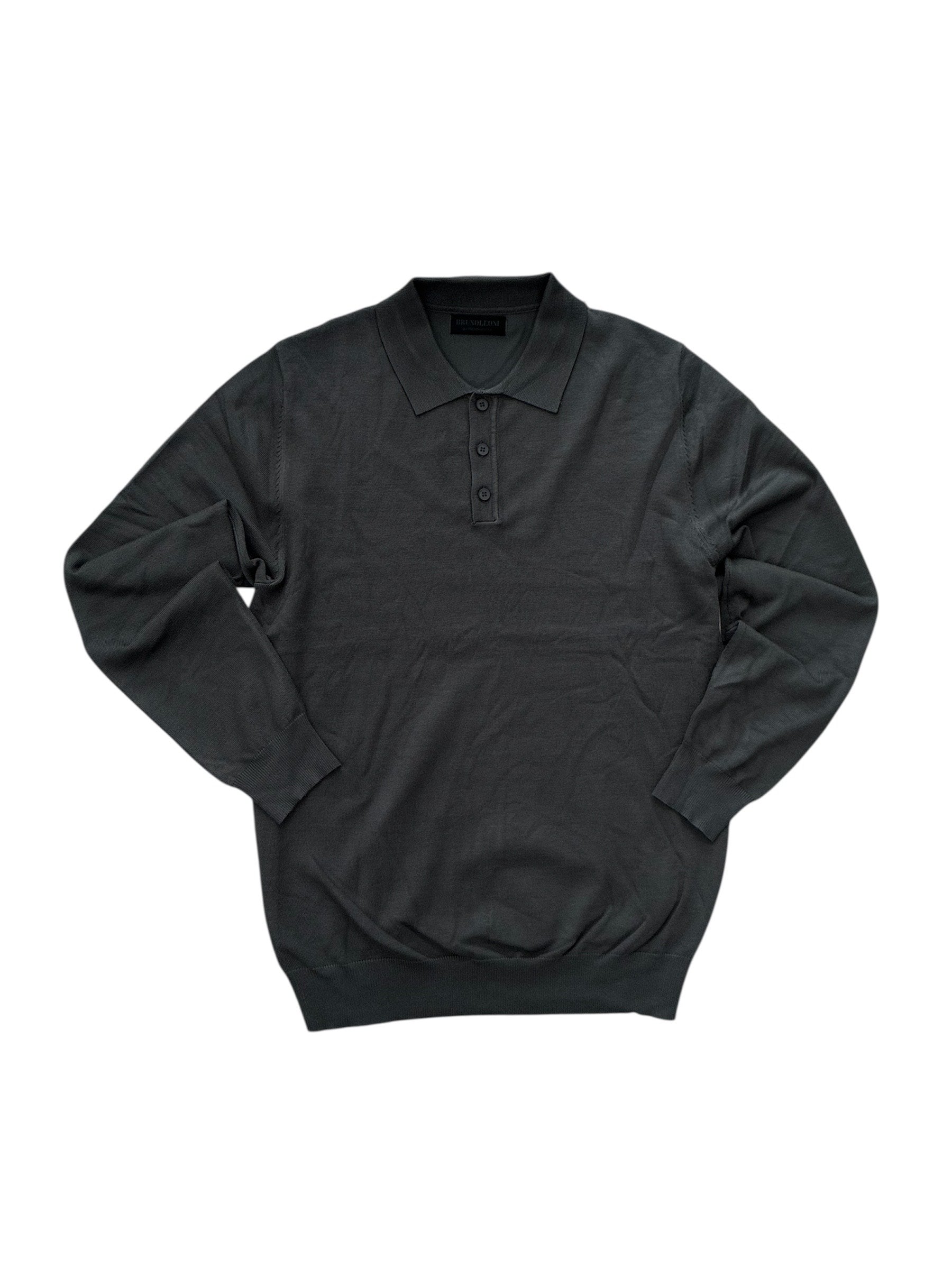 maglione polo piombo